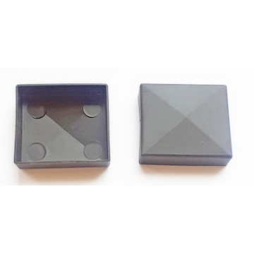 Krytka lišty černá 40x45 mm